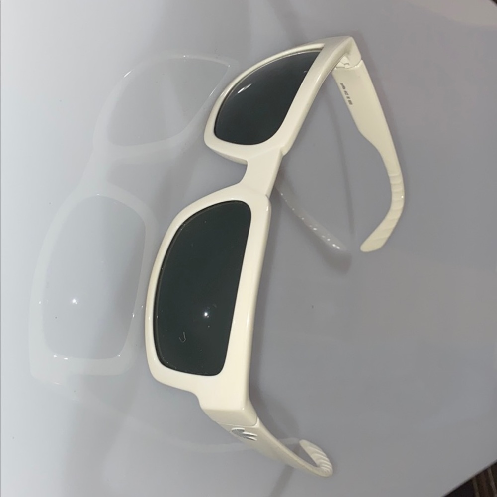Adidas white ah22 sunglasses